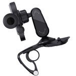 UPGRATOR Support de téléphone cellulaire automatique Black Stable Car Mount avec angle de visualisation réglable et matériau durable