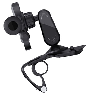 UPGRATOR Support de téléphone cellulaire automatique Black Stable Car Mount avec angle de visualisation réglable et matériau durable