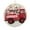 Pattern-1, variant on Christmas Ornaments Farmhouse Red Truck Keepsake Gift Ornament for Christmas Tree Decor Old Red Truck Christmas with Snowman Christmas Tree Ornaments