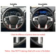 thumbnail image 3 of Mewant Hand-Stitched Black Steering Wheel Cover for Ford F-150 2015-2020 F-250 F-350 2017-2022, 3 of 6