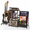 thumbnail image 1 of Soporte para tocadiscos INHABIT UNION con soporte para guitarra y almacenamiento, 1 of 8