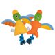 thumbnail image 1 of Teething puppy toy, squeaky dog toy, soft plush toy with rope knots, 1 of 5