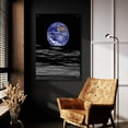 thumbnail image 6 of Epic Art 'Earth from Moon,' Acrylic Glass Wall Art, 24"x36", 6 of 9