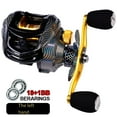 thumbnail image 1 of Outdoor Fishing DW132 Baitcasting Reel - 7.2:1 Ratio, 18+1BB, 3 Spool Types, 1 of 10