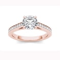 thumbnail image 2 of 1 Carat T.W. Diamond Classic 14kt Rose Gold Engagement Ring, 2 of 5