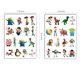 thumbnail image 3 of Tatuajes Temporales Infantiles Bovulo Set De 8 Hojas Impermeables Para Fiestas, 3 of 5