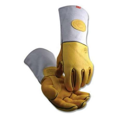 

Caiman 1485 Series Gold Elk Grain Heavy-Duty Welding Gloves Wool Medium - 1 PR (607-1485-M)