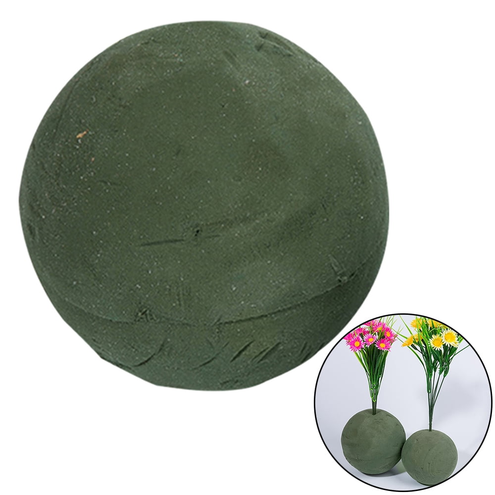 ifundom 2pcs Foam Balls for Crafts Flower Mud Base Round Foam Ball Dried  Flower Mud Foam Ball for DIY Crafts Flower Arrangement Foam Block Flowers