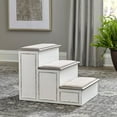 thumbnail image 2 of Liberty Furniture Industies, INC Magnolia Manor Pet Steps in Antique White, 2 of 7