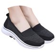 thumbnail image 3 of ibiyuan Orthopedic Shoes for Women Mesh Knitted Woven Walking Shoes Women Adjustable Upper Closed Toe on Wide Toe Box Sneakers Women Classic Hands-Free Platform Mary Janes Workout Gym Shoes, 3 of 9