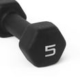 thumbnail image 3 of CAP Barbell, Black Neoprene Dumbbell, Single, 3 of 6