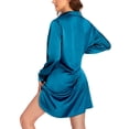 thumbnail image 5 of Ekouaer Womens Nightgowns & Sleepshirts Satin Sleepshirt Ladies Sleepwear Bridesmaid Getting Ready Outfit, 5 of 6