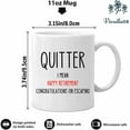 thumbnail image 3 of Funny Retirement Gifts for Men, Fun Retirement Gifts for Women, Retirement Cups, Ideas for Retirement Gifts for Men 2022, Quitter Retirement Mug, Retirement Gag Gifts for Men, Retired Women, 3 of 7