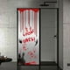 thumbnail image 3 of Window Sticker Scary No One Leaves Glass Window Decal Creepy Window Clings for Halloween Dress Up Halloween Gift Decoration, 3 of 5