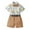 Type C, variant on KYAIGUO Kids Toddler Boys Summer Hawaii Beach Sets Baby Infant Clothing Sets Short Sleeve Lapel down Button Flower Print Top+short Pants Two-Piece Set, With Belt as a Gift,Sizes 9M-6T