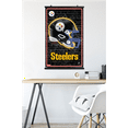 thumbnail image 3 of NFL Pittsburgh Steelers - Neon Helmet 23 Wall Poster, 22.375" x 34", 3 of 5