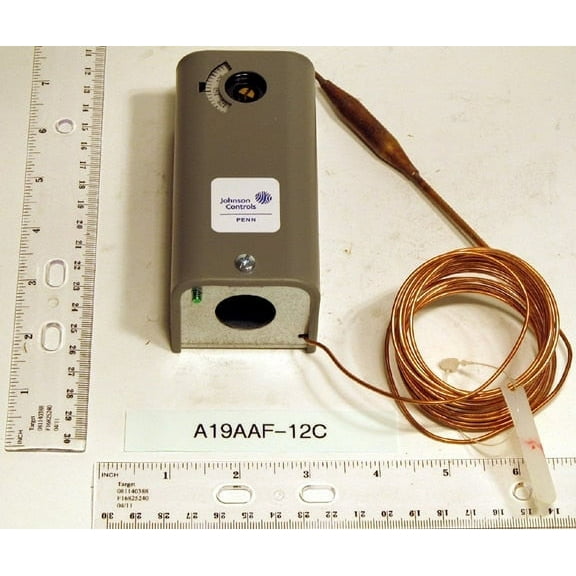 Johnson Controls A19AAF-12C Remote Bulb Temperature Control (25 to 225F), replacement for A19AAF-12