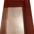 thumbnail image 2 of Rectangular Metal Flower Planter Box with Embossed Line Design- Large- Copper, 2 of 12