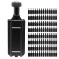 thumbnail image 1 of DMSE Wholesale Rideaux de Glissière en Nylon Noir à Coudre dans des Glissières, Rails à Roulettes (112 Pack), 1 of 4