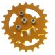 thumbnail image 1 of Rueda motriz sobre orugas de metal tws-03 con acoplador para chasis de carro Oro, 1 of 9