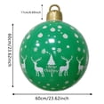 thumbnail image 4 of Christmas Inflatable Green Reindeer Snowflake Ornament Ball, Holiday Decoration for Yard Lawn Porch Garden Indoor Xmas Party, 4 of 5