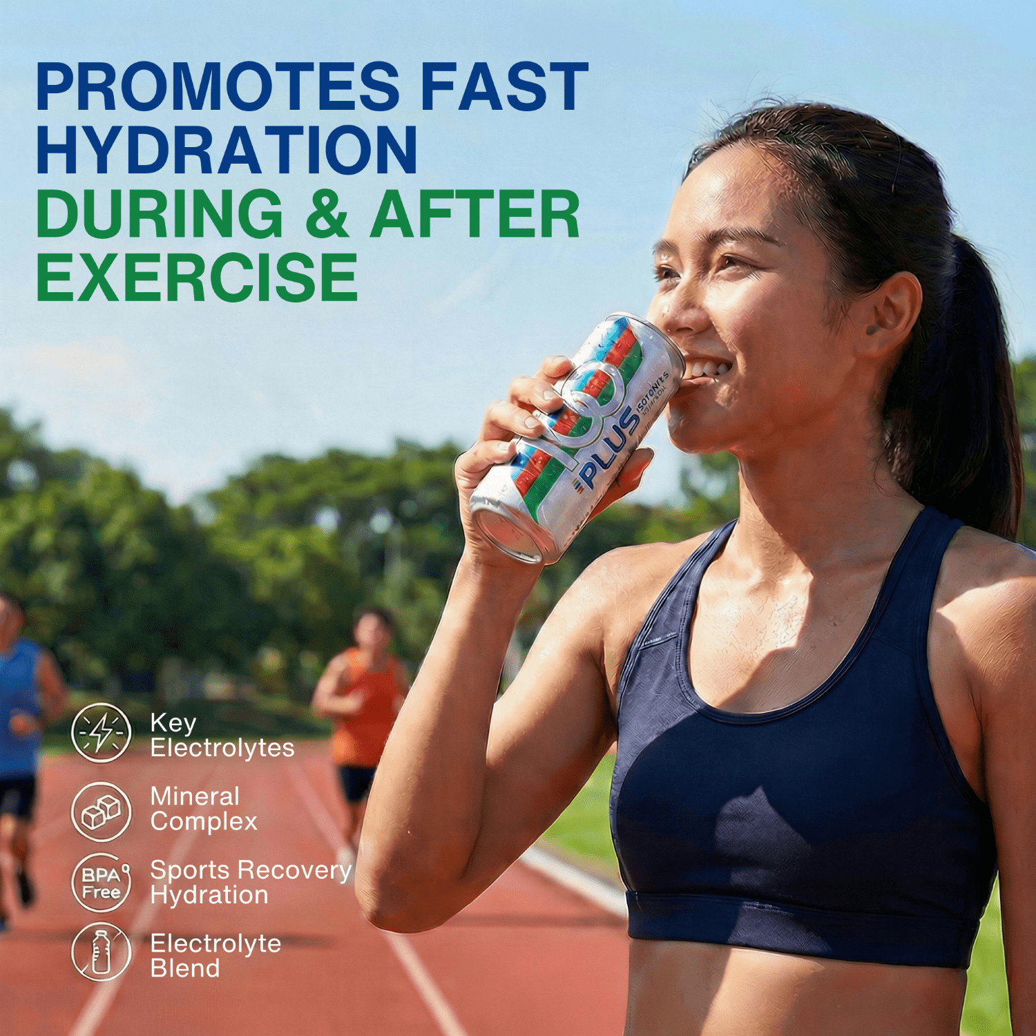 100PLUS Original Sugar Electrolyte Sports Drink – Isotonic Hydration & Instant Energy Support – Caffeine Free Carbonated Sports Drink for Workout Recovery & Daily Hydration, 11 Fl Oz (Pack of 24)