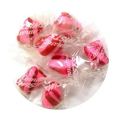 Cinnamon Cylinder Shaped Mint Candy Twists Red and Pink Candy - 2 Pounds