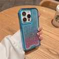 thumbnail image 6 of Allytechgroup Glitter Bling Case Cover for Apple iPhone 11, Sparkle Gradient Color Design Drop Protective Bumper Shockproof Anti-Scratch Phone Case for Girls Women, Blue, 6 of 8
