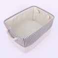thumbnail image 3 of Unique Bargains Fabric Storage Cube Storage Bin Storage Basket Grey 14*10*6in, 3 of 6
