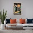 thumbnail image 5 of Retro Paseo De Aguas Poster Motivational Inspirational Vintage Travel Wall Art for Classroom Meditation Space Cultural Center Canvas Poster, 5 of 8