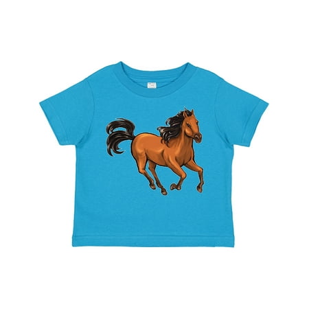 

Inktastic Wild Mustang Horse Galloping Gift Toddler Boy or Toddler Girl T-Shirt