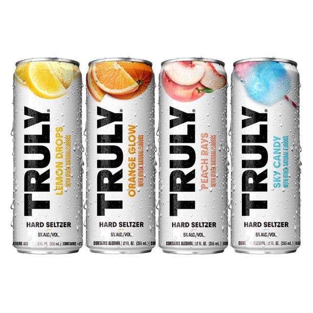 Truly Hard Seltzer Star Squad Variety, 12 pack, 12 fl oz Aluminum