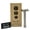 Satin Chrome, variant on Parker THE VARIANT OPEN COMB - ADJUSTABLE Double Edge Safety Razor, Customize your Shave with a Turn of the Dial from Mild to Aggressive - 5 Blades Included (Graphite Gray)