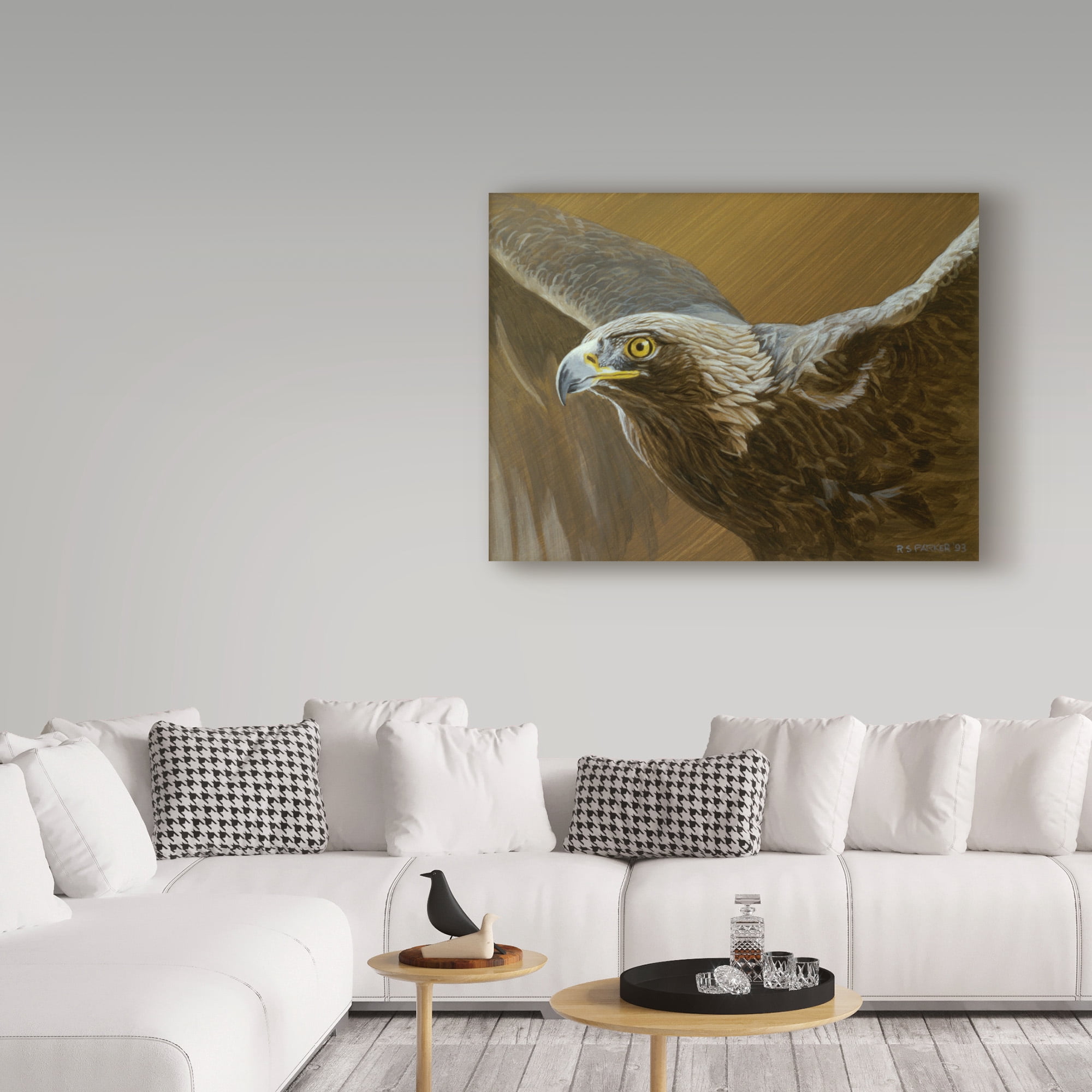 Trademark Fine Art 'Golden Eagle' Canvas Art by Ron Parker