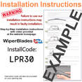 thumbnail image 3 of 2003 Mercedes-Benz C240 Wiper Blades (Set of 2), 3 of 3