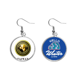 thumbnail image 1 of Logo Taiwan farolillos voladores Cuelgue la joyería del pendiente del hielo del invierno de la gota Unbranded M, 1 of 3