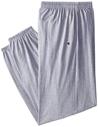 champion men's closed bottom jersey pants