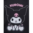thumbnail image 3 of Hello Kitty Big Girls' Cosplay Hooded Tutu Dress Kuromi Jet Black Pink, 3 of 5