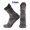 Gray, variant on 3 Pairs Combed Cotton Mid-Calf Socks for Men Women with Outer Massage Particles, Quick Dry Anti-Slip Anti-Odor Sport Socks for Running Cycling Basketball Tennis Gym