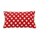 thumbnail image 1 of Fundas de almohada navideñas con lunares rojos y blancos, de felpa jacquard, para decoración navideña, para sofá cama o sala de estar., 1 of 6