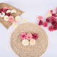 thumbnail image 4 of 50 Cabezas Flores Rosa Artificial Decoración Boda Fiesta 5cm rosa, 4 of 5