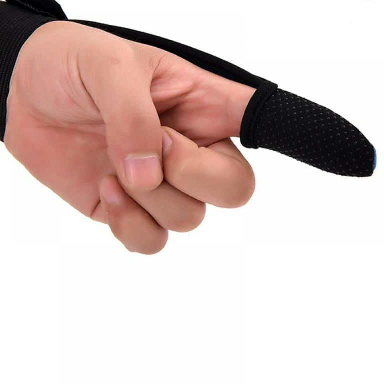 Single-Finger Gloves,Anti-Slip Fishing Glove,Professional Single-Finger  Gloves Index Finger Protector Unisex Elastic Band Glove for Outdoor Fishing  