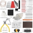 thumbnail image 2 of Kit de herramientas de reparación y mantenimiento de guitarra de 54 piezas, instrumentos de cuerda, herramientas de luthier, accesorios de cuidado de limpieza de guitarra eléctrica oso de fresa Electrónica, 2 of 5