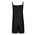 thumbnail image 5 of Maean Women's Casual Sleeveless Jumpsuit Shorts with Pockets Hollow out Breathable Wide Leg Scoop Neck Rompers, 5 of 6