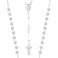 thumbnail image 1 of Rosario De Plata Ley 925 Con Bola Diamantada De 45 Cm, 1 of 5