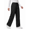 thumbnail image 3 of MOSHU Wide Leg Jeans for Women Elastic Waisted Denim Pants Straight Casual Womens Jean with Side Pockets, 3 of 10