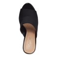 thumbnail image 3 of THALIA SODI Womens Black 1" Platform Lug Sole Cindie Round Toe Stiletto Slip On Heeled Sandal 9.5 M, 3 of 4