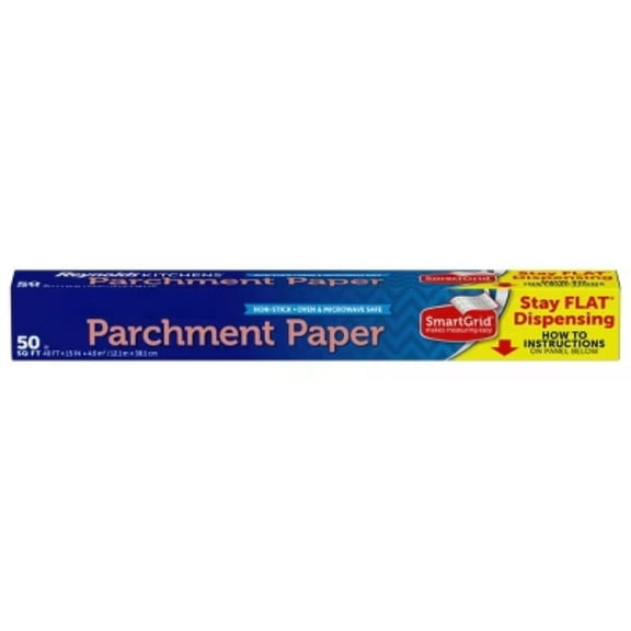 50 sq ft Food-Grade Non-Stick Parchment Paper for Kitchen Use