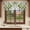 Green, variant on Blue Morocco Valances for Windows, Decorative Rod Pocket Window Valance Curtains, Vintage Graffiti Paint Art Boho Dappled Short Curtain Drapes for Kitchen/Living Room, 2 Panels, 54" W x 18" L