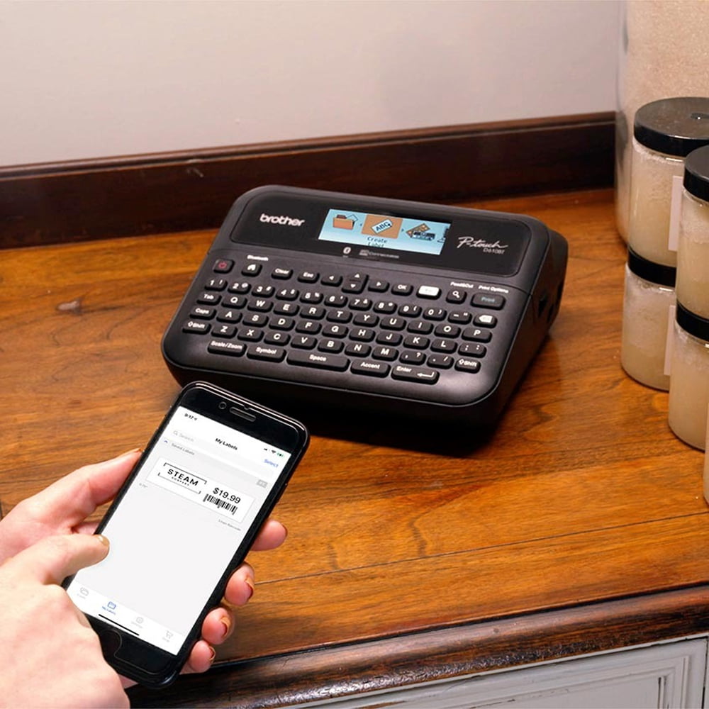 Brother P-touch Business Professional Connected Label Maker PT-D610BT with Bluetooth® Connectivity